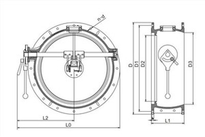 دليل مزدوج ربط صمام الختم